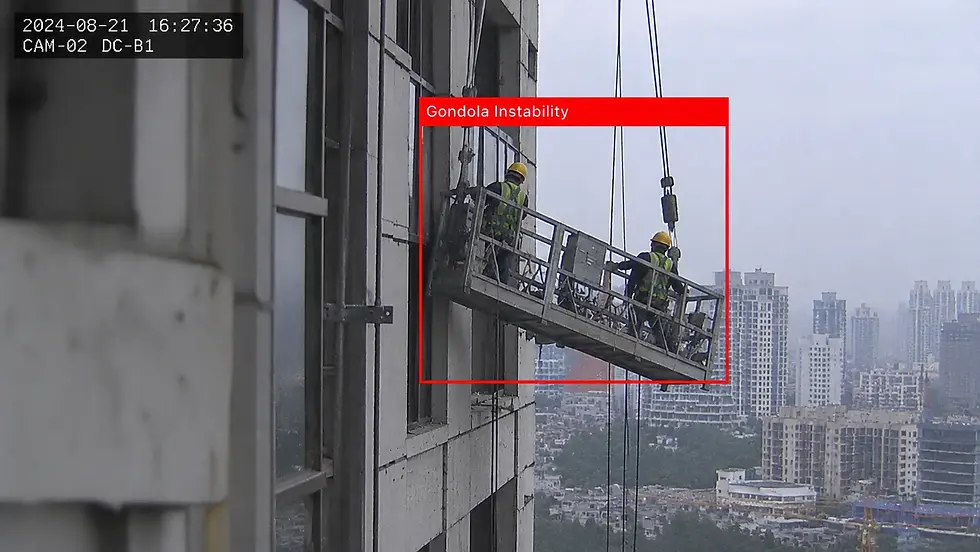 Gondola and Suspended Platform Instability During Facade Work