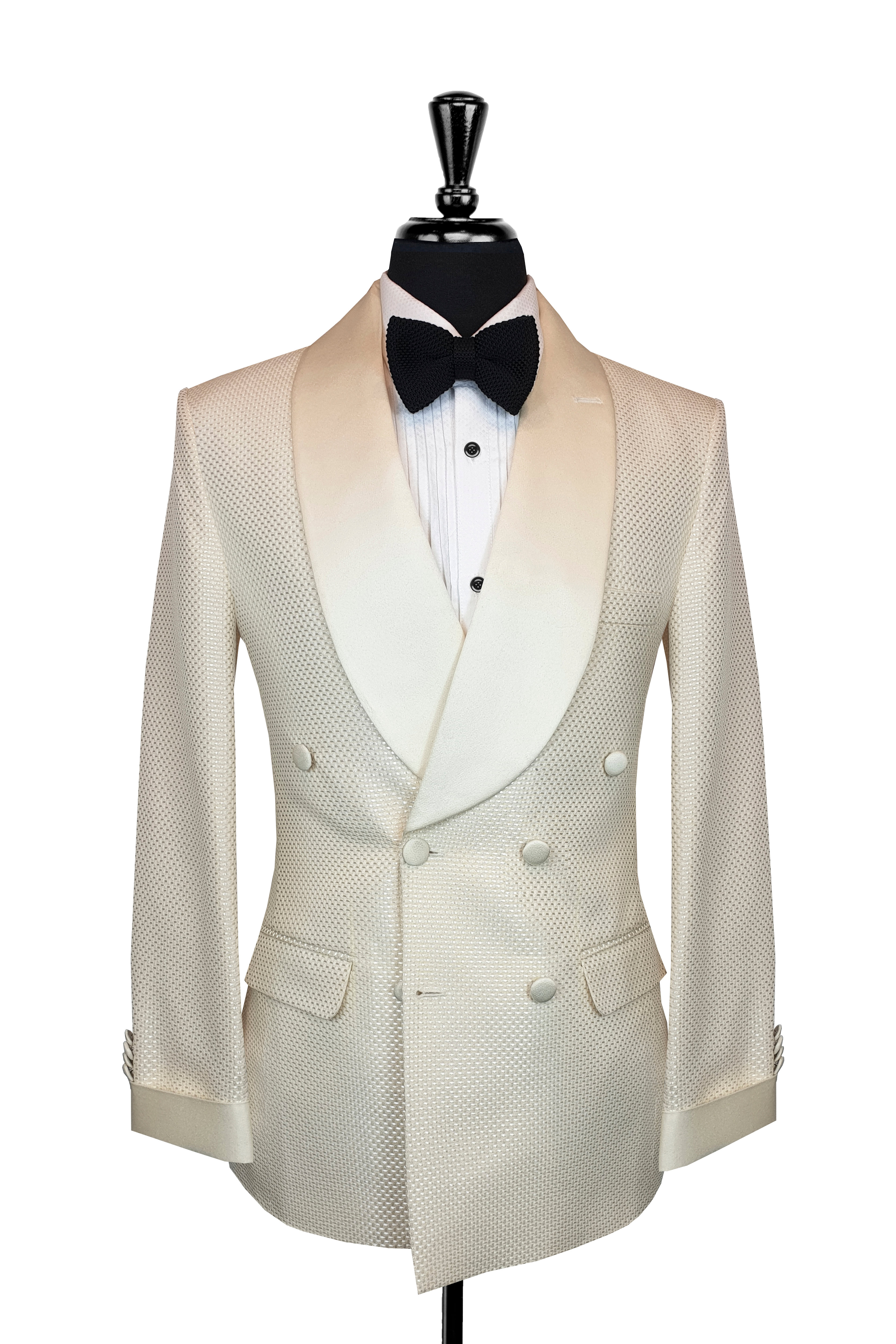 ivory double breasted dinner jacket
