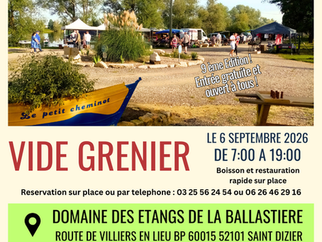 VIDE GRENIER CE DIMANCHE