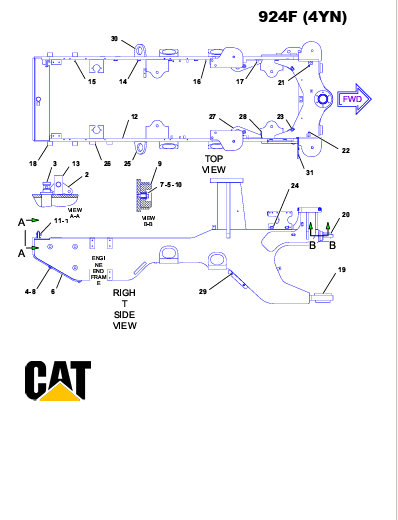 Miniatura: 924F CATÁLOGO DE PEÇAS EM PDF PÁ CARREGADEIRA CATERPILLAR