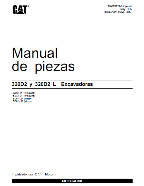 Miniatura: 320D2L CATÁLOGO DE PEÇAS EM PDF ESCAVADEIRA CATERPILLAR