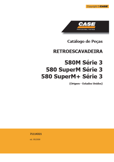 Miniatura: 580M CATÁLOGO DE PEÇAS EM PDF RETROESCAVADEIRA CASE