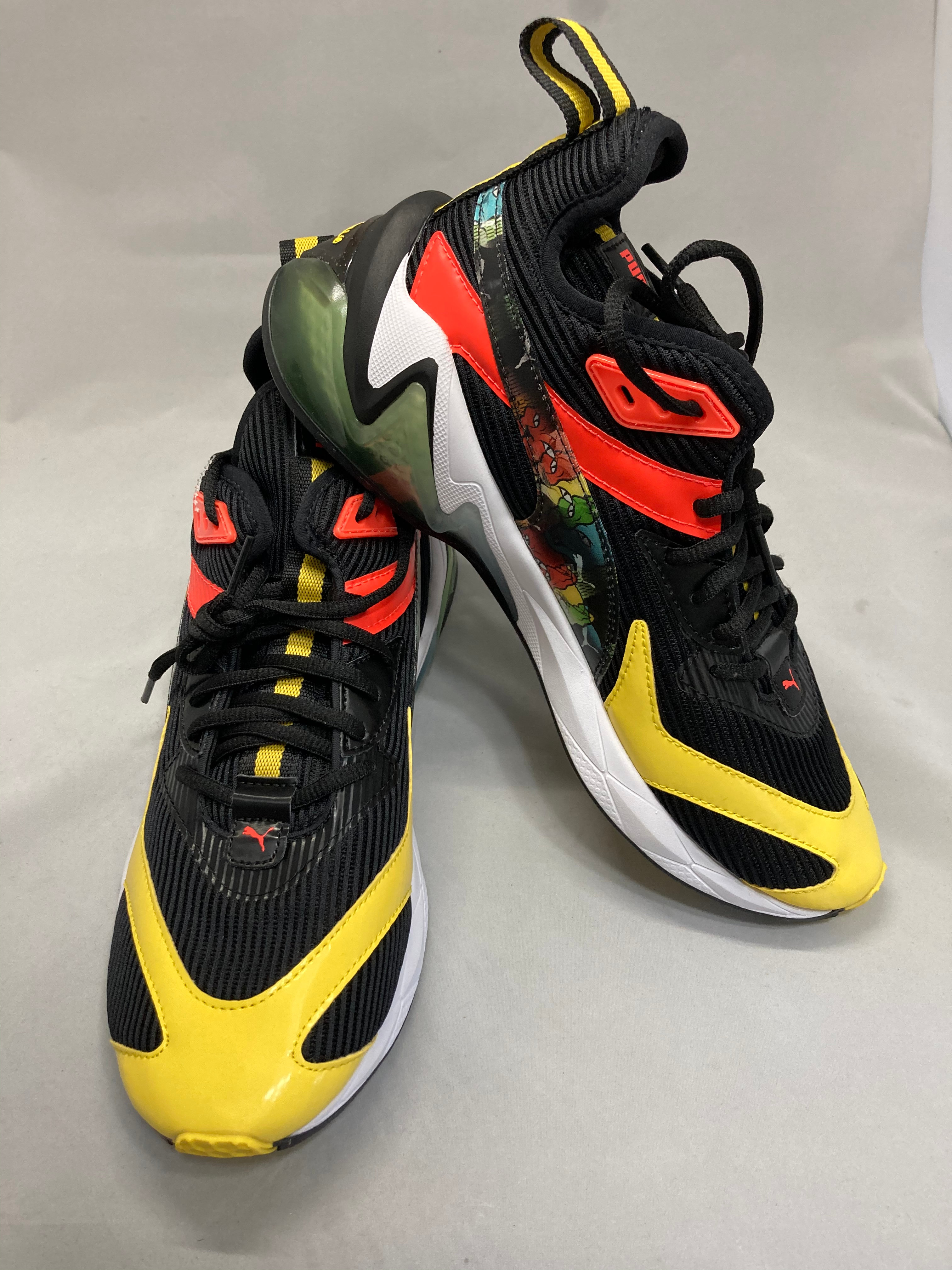 Puma Lqdcell Origin Men S Training Shoes Puma Hologram Black Yellow Black Liberty Record