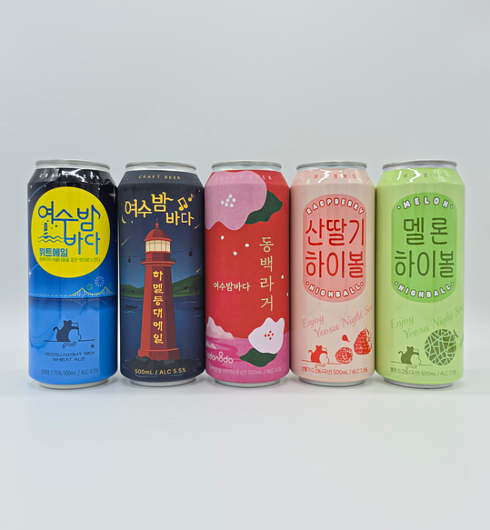 여수밤바다 캔맥주&하이볼 5종