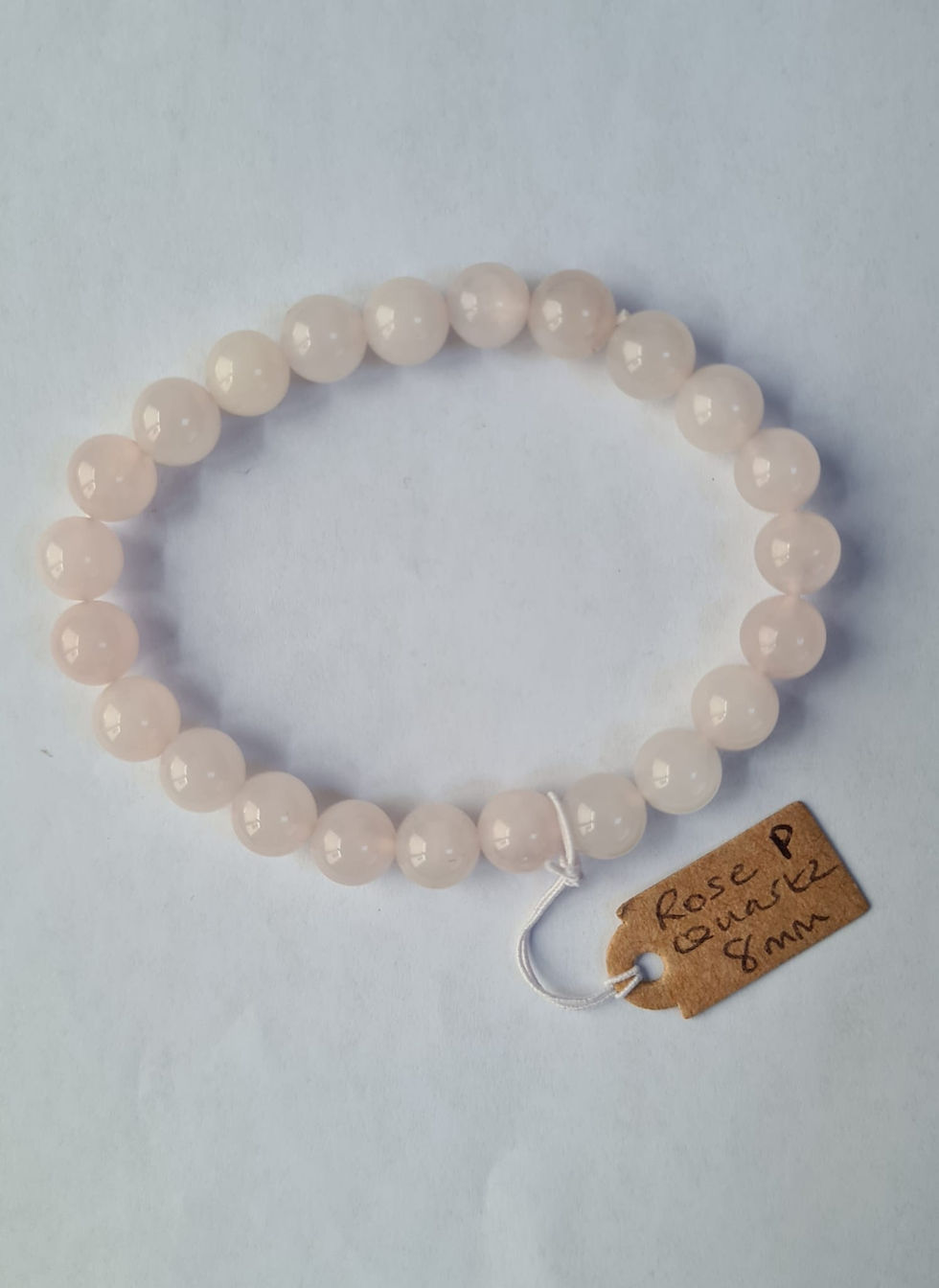 Handmade Rose Quartz Bracelet