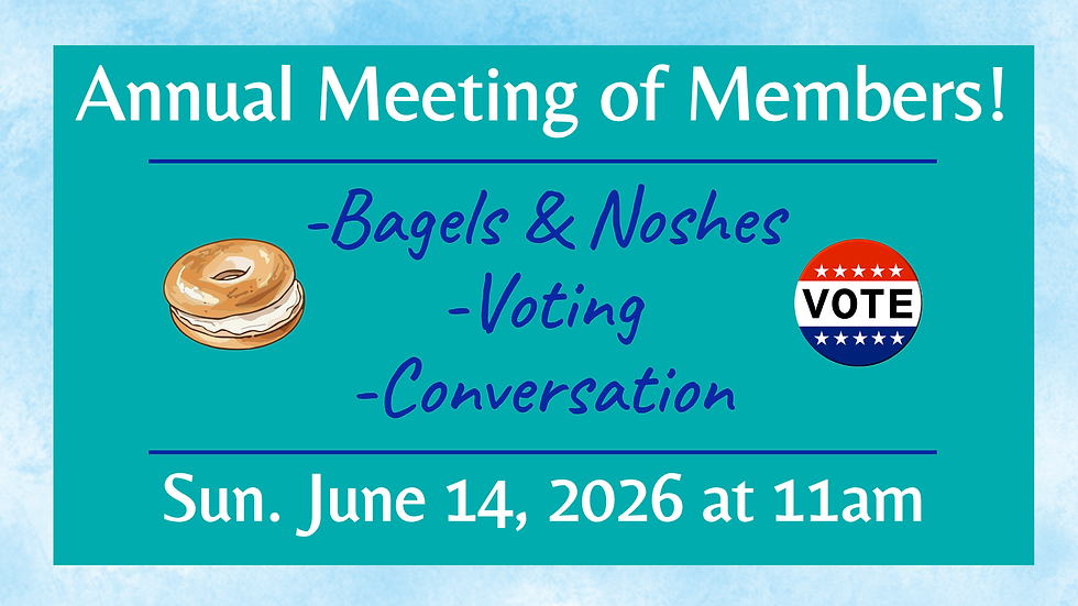 Annual Meeting - Join Us!