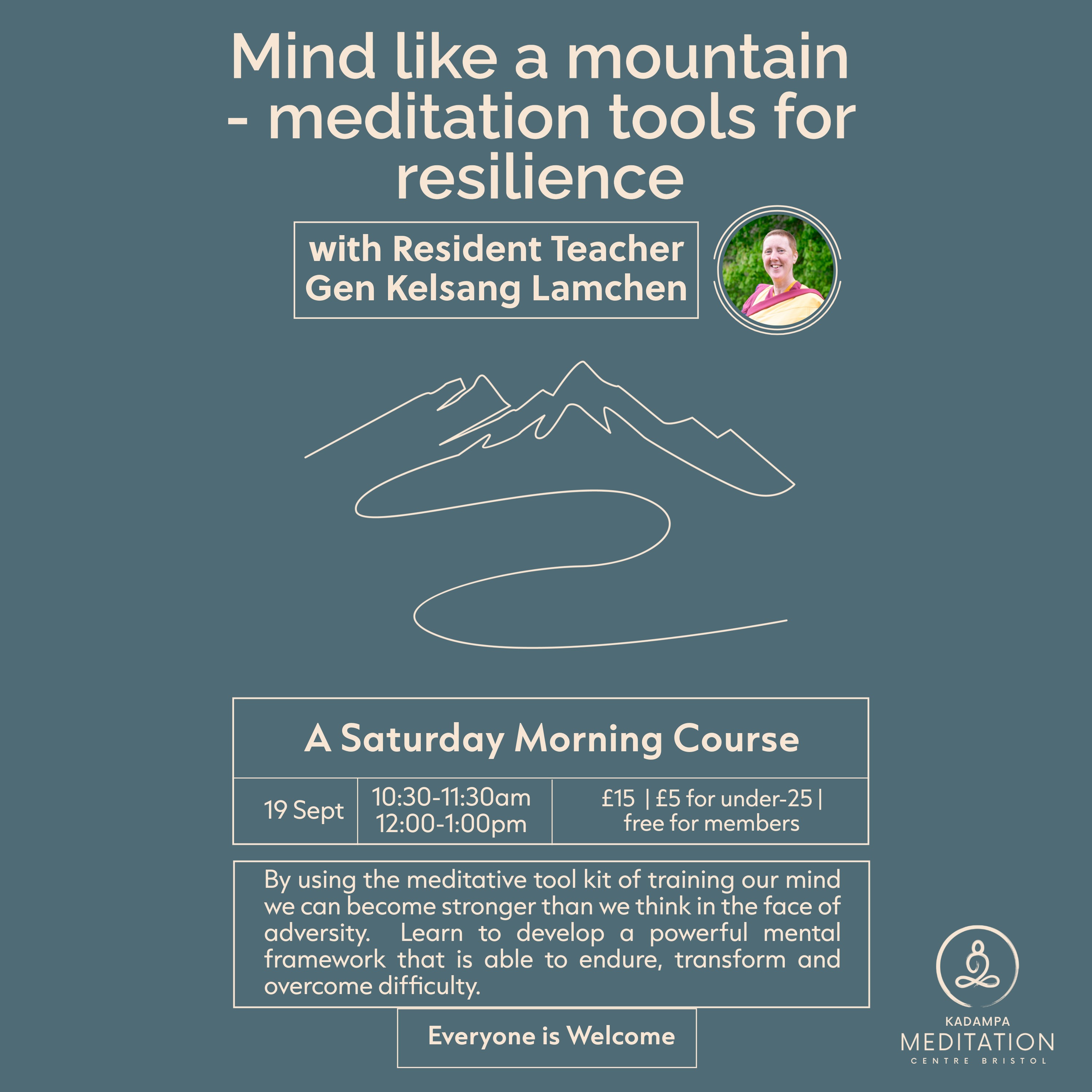 Mind like a mountain - meditation tools for resilience
