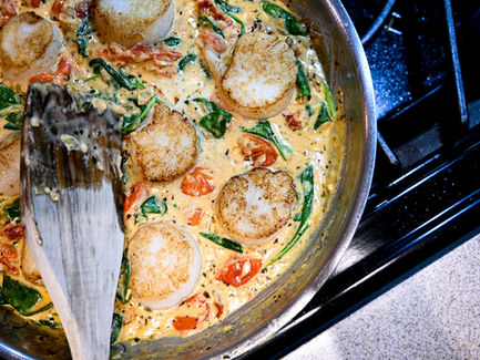 Tuscan Butter Scallops