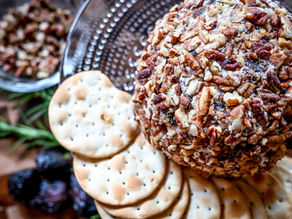 RUSTIC FIG AND HERB CHEESE BALL