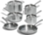 MadeIn Stainless Steel 6‑Piece Cookware Set