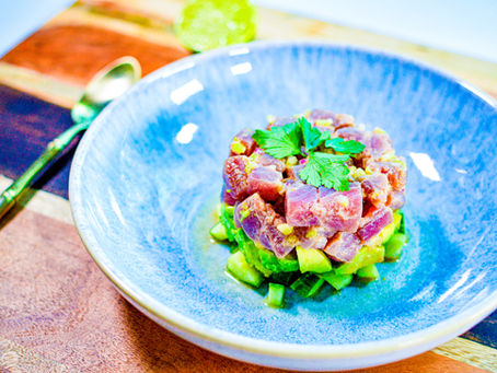 tuna tartare winecheesescallops