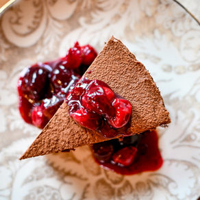 NO-BAKE CHOCOLATE-CHERRY CHEESECAKE