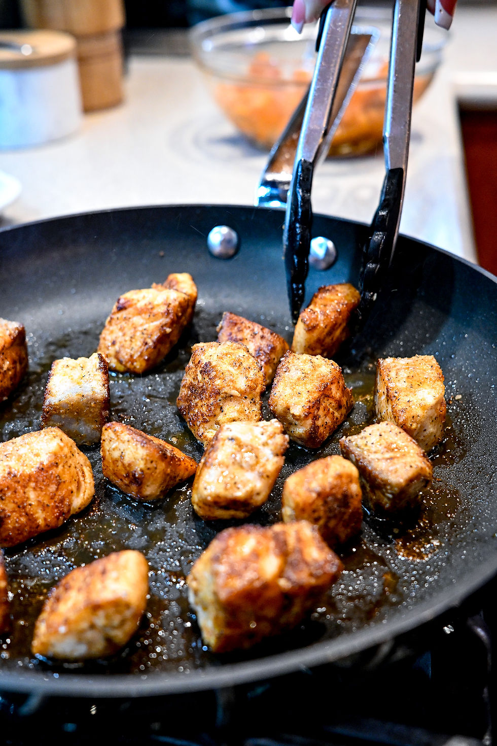 cooking salmon