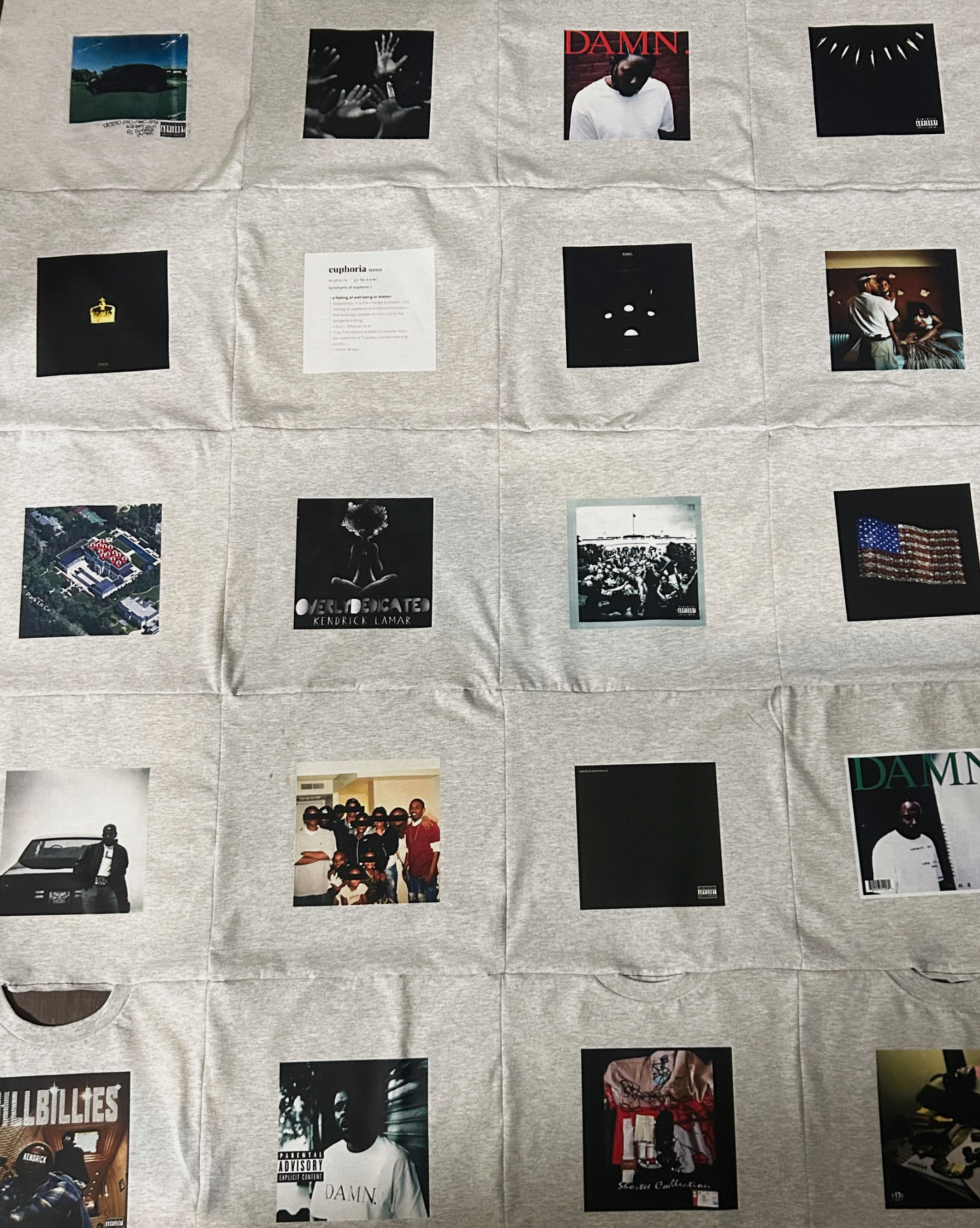 Kendrick Lamar Quilt 4x5