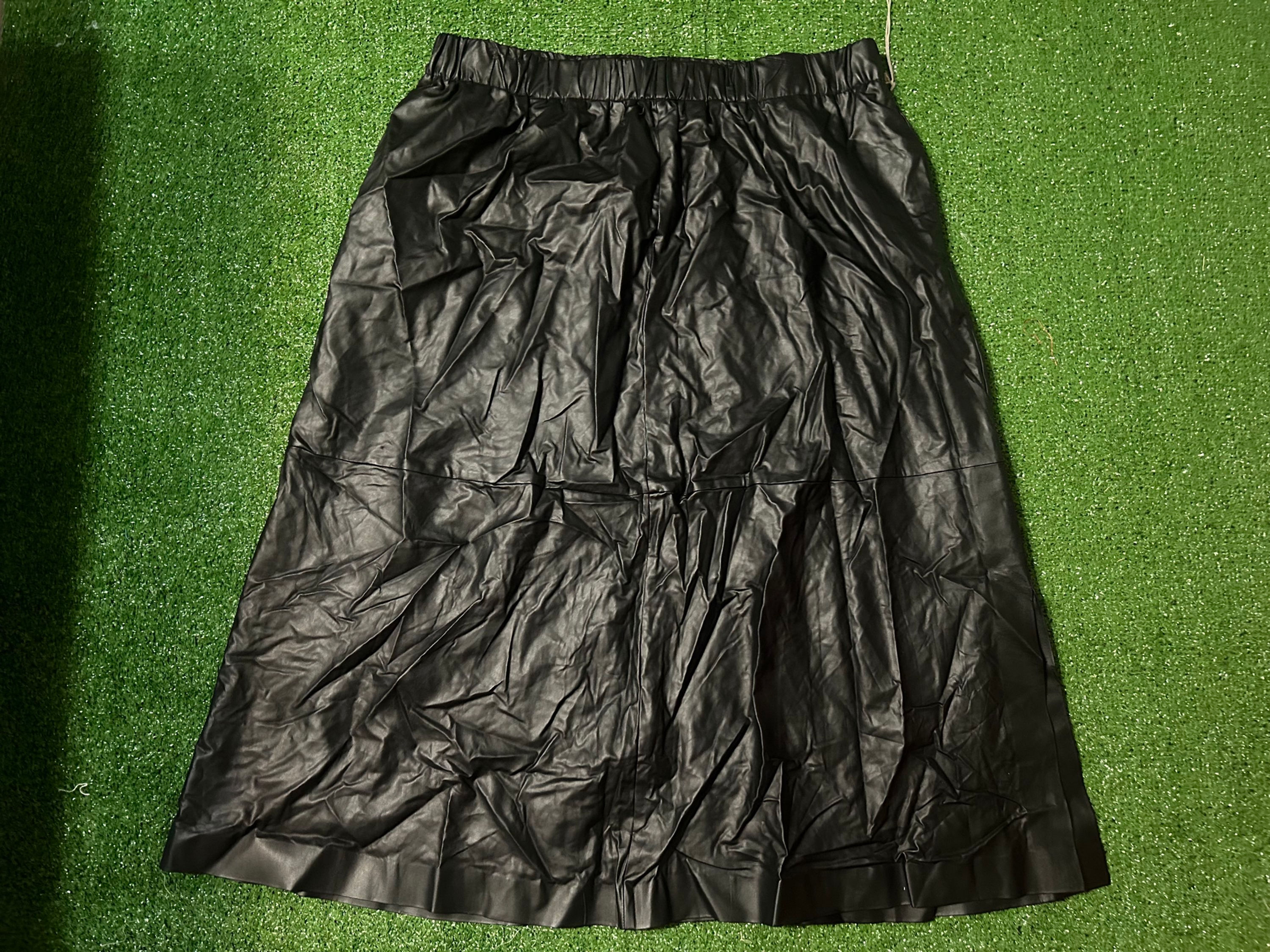 Black Leather Skirt