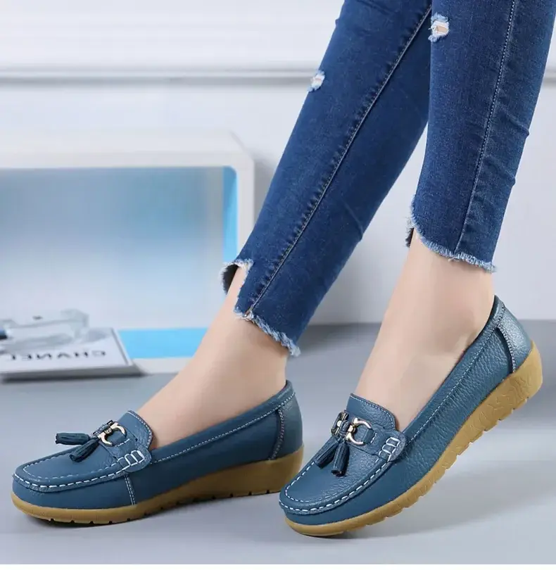 Thumbnail: Women Shoes Slip On Loafers For Ballet Flats Women Moccasins Casual Sneakers Zap