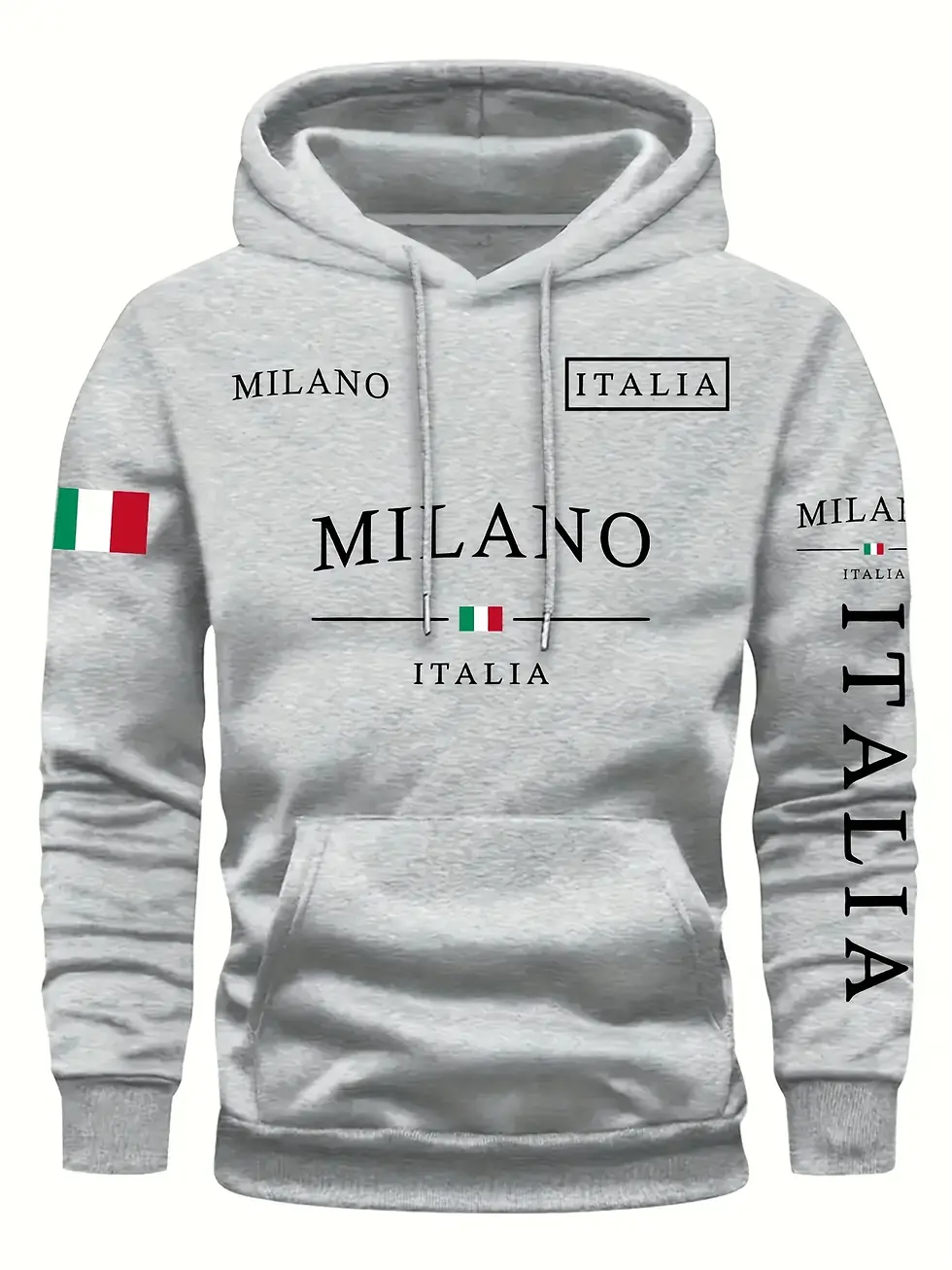 Thumbnail: ITALIA MILANO Men Women Hoodie Outdoor Street Casual Sports Vacation Trend Sprin