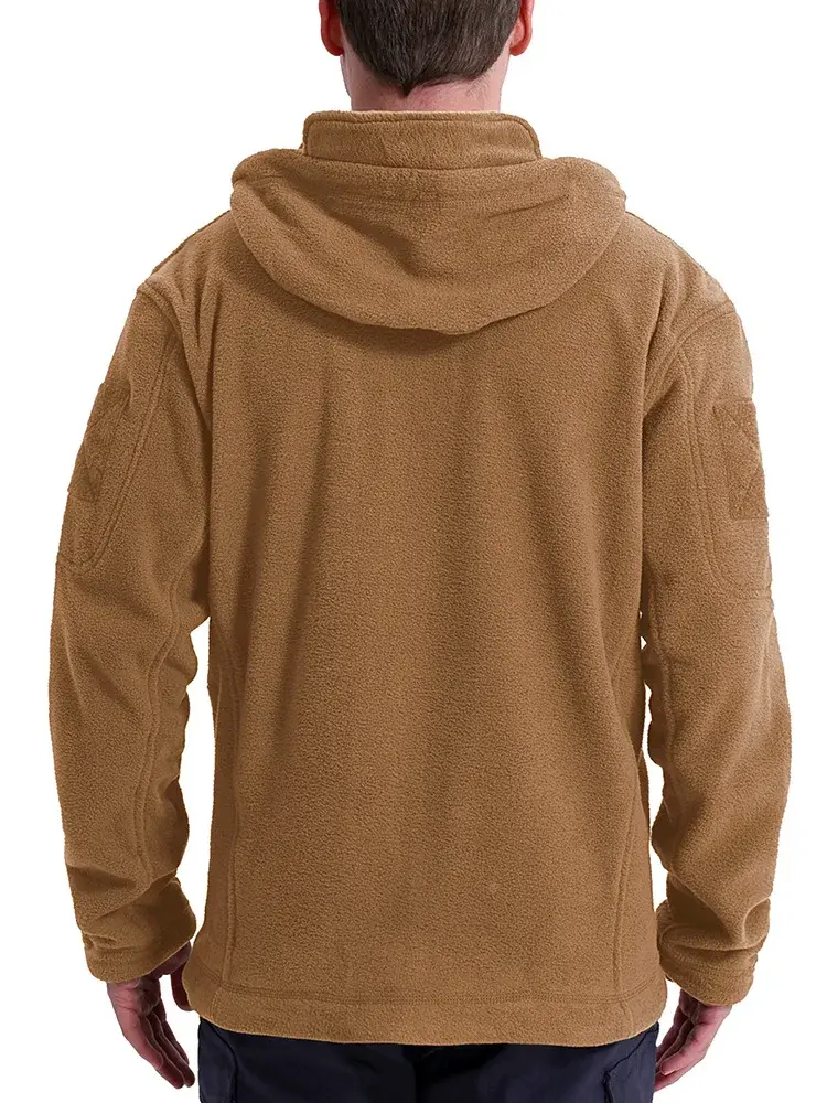 Thumbnail: Men's Hunting Fleece Jacket Hiking Hunting Outdoor Fleece  Tactical Jacket Winte