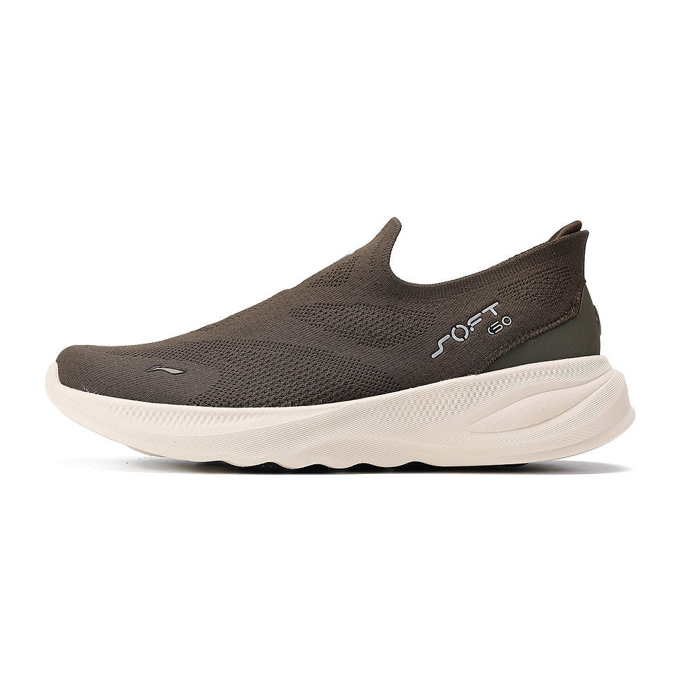 Thumbnail: Li-Ning Men's SOFT GO 2 KNIT Slip-on Casual Walking Shoes Cushion Comfy Stable L