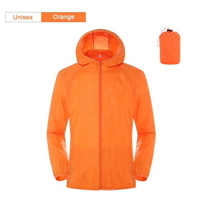Thumbnail: Camping Rain Jacket Men Women Waterproof Sun Protection Clothing Fishing Hunting