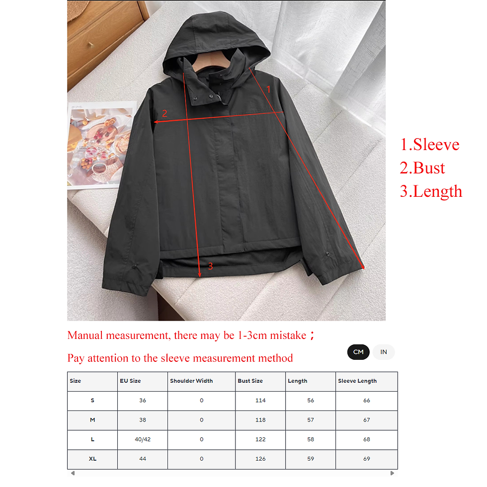Thumbnail: Windproof Stand Collar Jacket Women's Outdoor Casual Hooded Thin Coat Jacket