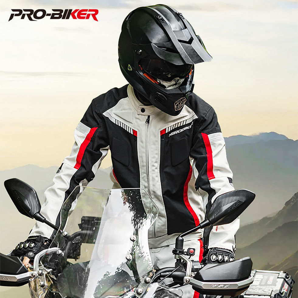 Thumbnail: HEROBIKER Waterproof Motorcycle Jacket Man Racing Jacket Wearable Motorcycle Pan