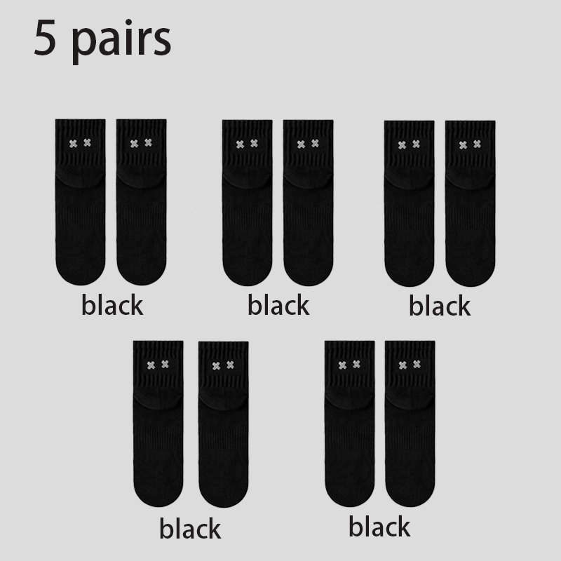 Thumbnail: Casual Socks Ankle Socks Men's Cotton Socks Fashion Breathable Comfortable Socks