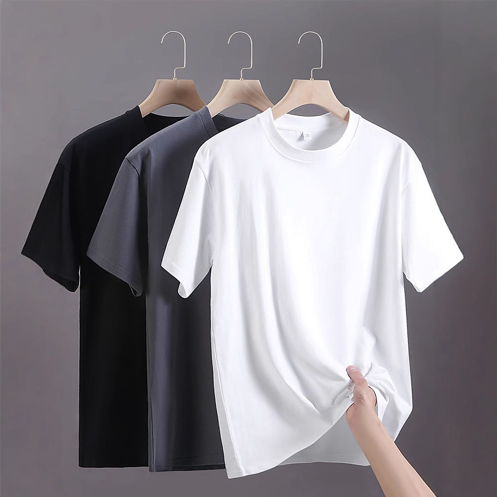 Thumbnail: Men's t-shirts 2025 Summer Oversize Cotton T-Shirt Casual High Quality Short Sle