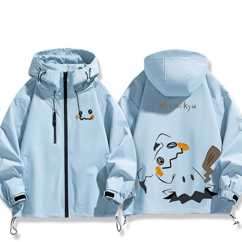 Thumbnail: Pokémon Anime Mimikyu Jacket Boys Hooded Jacket Waterproof Windproof Warm Girls