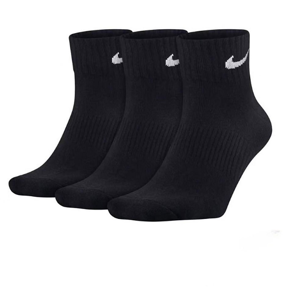 Thumbnail: Nike Unisex Breathable Comfort Couple Socks 3-Pair Pack Basketball Sports Socks 