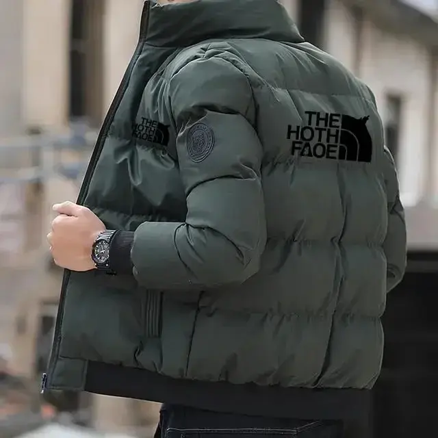 Thumbnail: Men's Fashion Thickened Jacket, New Autumn and Winter Warm and Waterproof Parka 