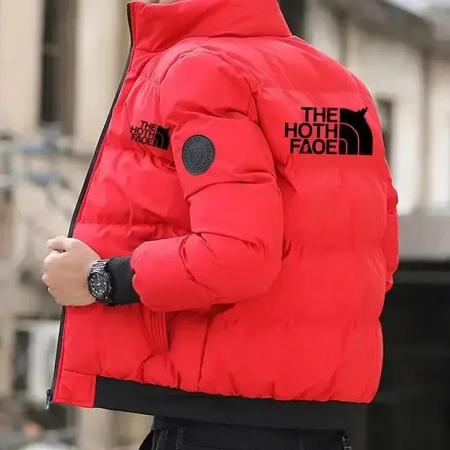 Thumbnail: Men's Fashion Thickened Jacket, New Autumn and Winter Warm and Waterproof Parka 