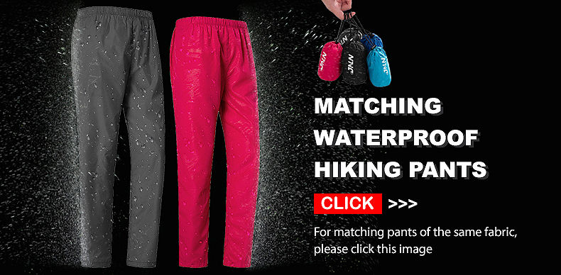 Thumbnail: Camping Rain Jacket Men Women Waterproof Sun Protection Clothing Fishing Hunting