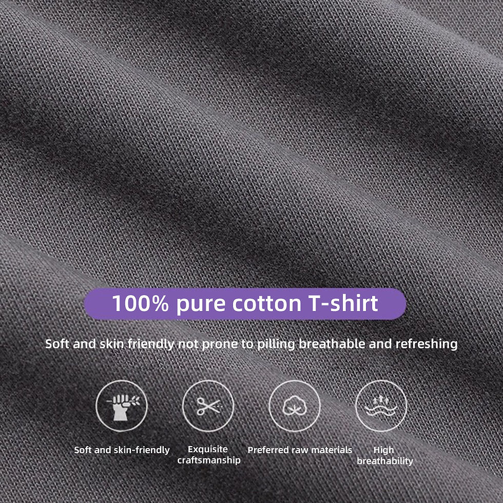 Thumbnail: 100% Pure Cotton T-Shirt With Round Neck Shoulder Design For Both Men Women Summ