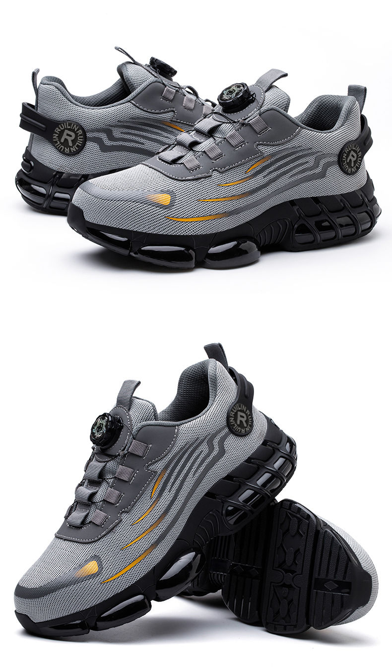 Thumbnail: Indestructible Steel Toe Protective Safety Shoes Slip Resistant Abrasion Resista