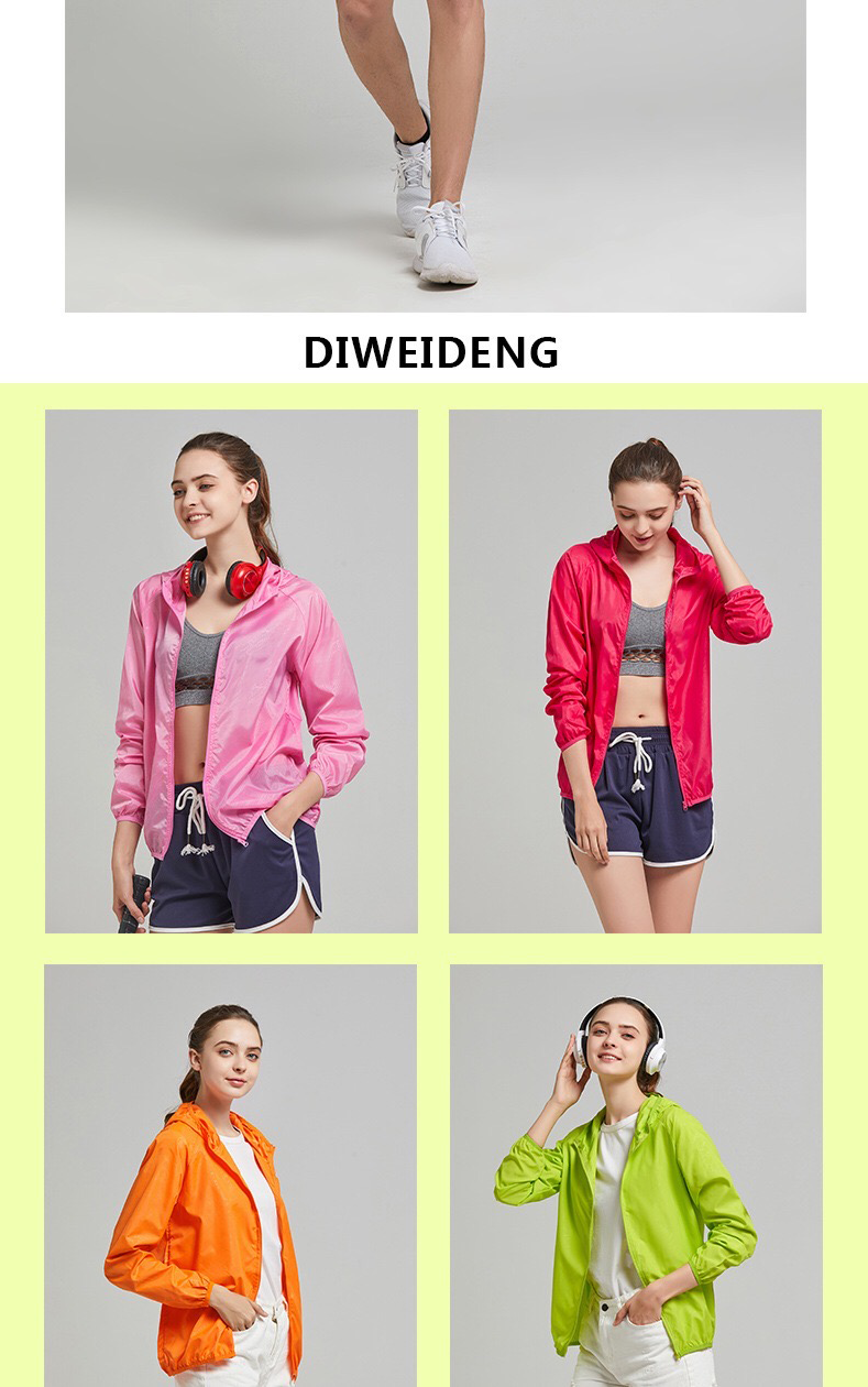 Thumbnail: Camping Rain Jacket Men Women Waterproof Sun Protection Clothing Fishing Hunting