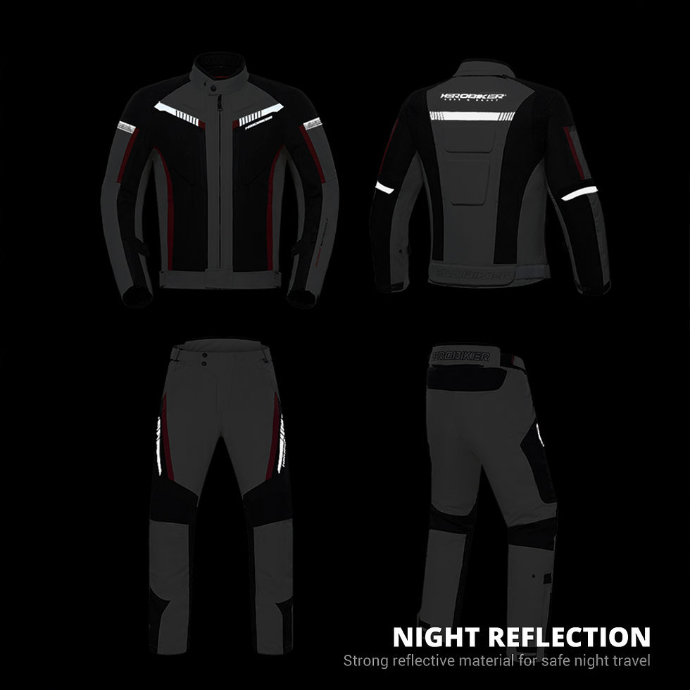 Thumbnail: HEROBIKER Waterproof Motorcycle Jacket Man Racing Jacket Wearable Motorcycle Pan