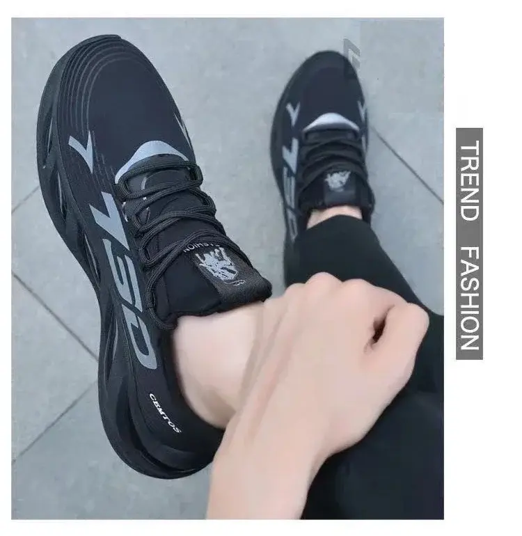 Thumbnail: 2025 Casual Sneakers for Men Slip on New Fashion Breathable Running Shoes Outdoo