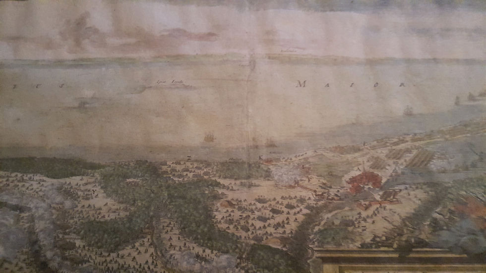 Miniatyrbild: Kopparstick, Slaget vid Nyborg 1659, Erik Dahlberg, 1697