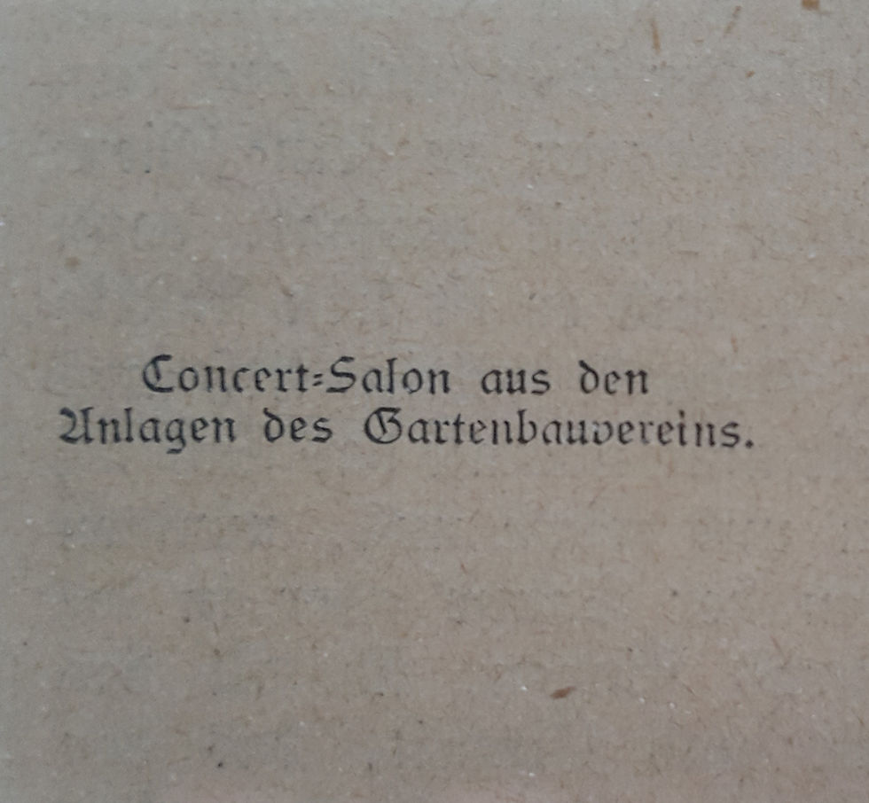 Miniatyrbild: Träsnitt, konsertsalen i Slottskogsparken i Göteborg, B Barthel, 1894.