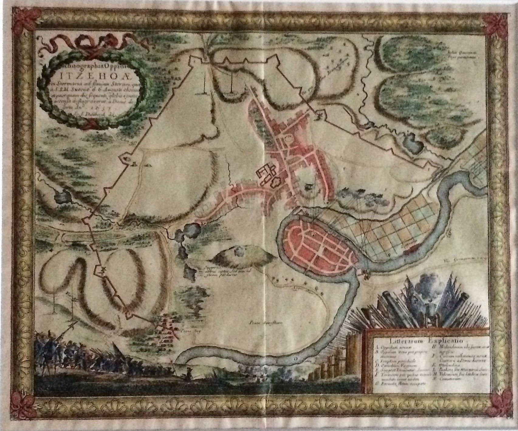 Fästningen vid Itzehoe under slaget 1657, Erik Dahlberg