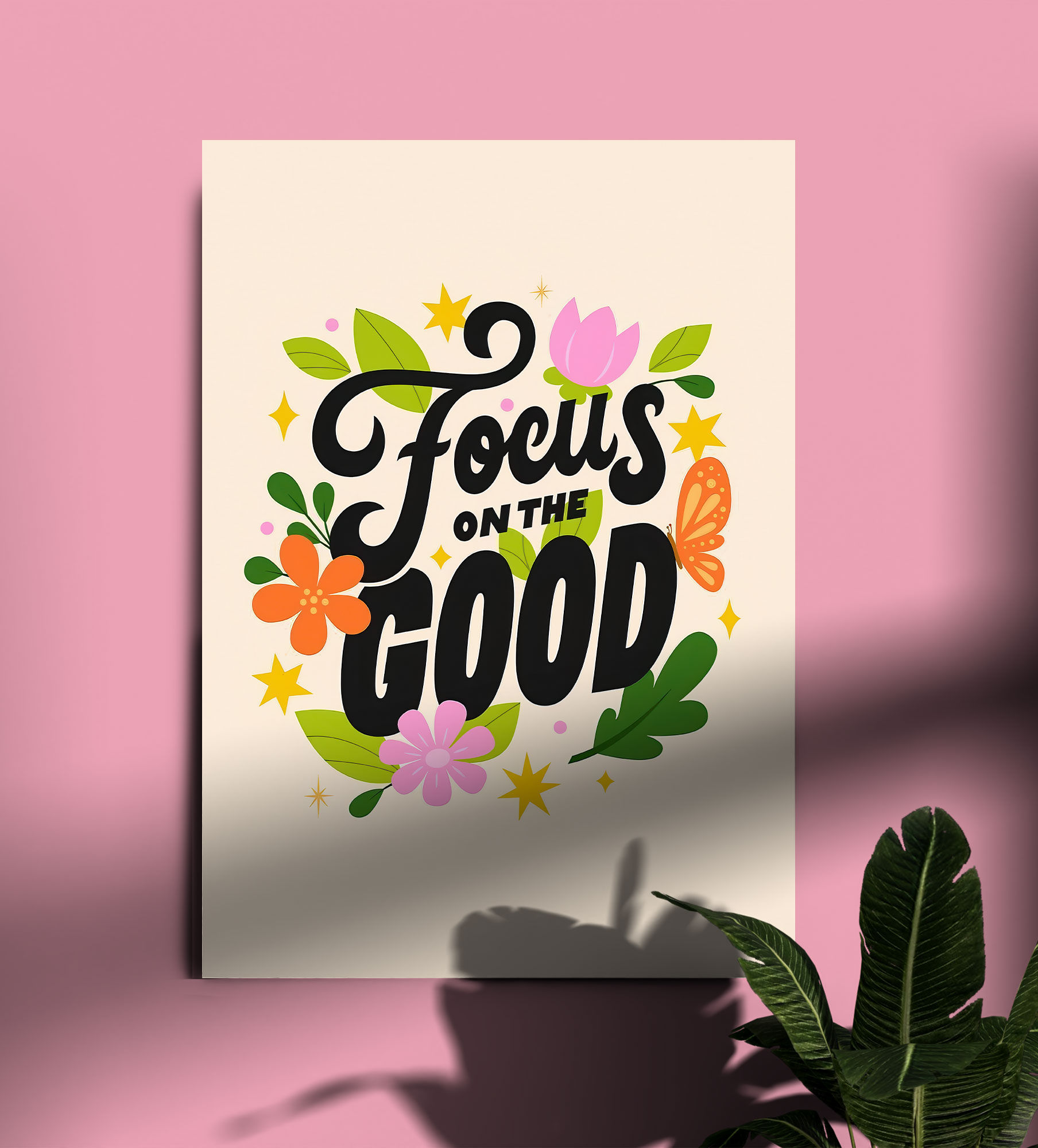 Positive Affirmations Aesthetic Wall Poster