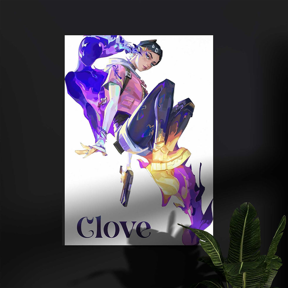 CLOVE VALORANT Gaming wall poster