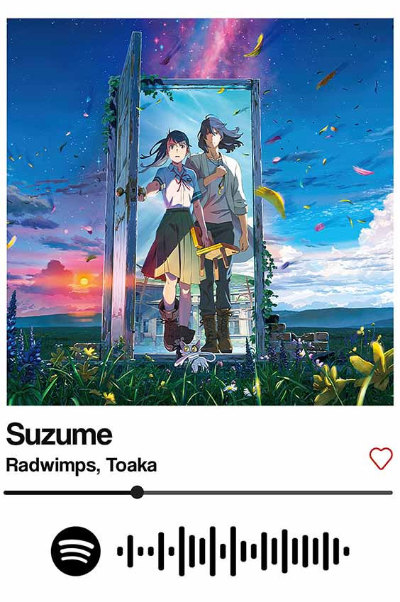 Suzume Spotify Card
