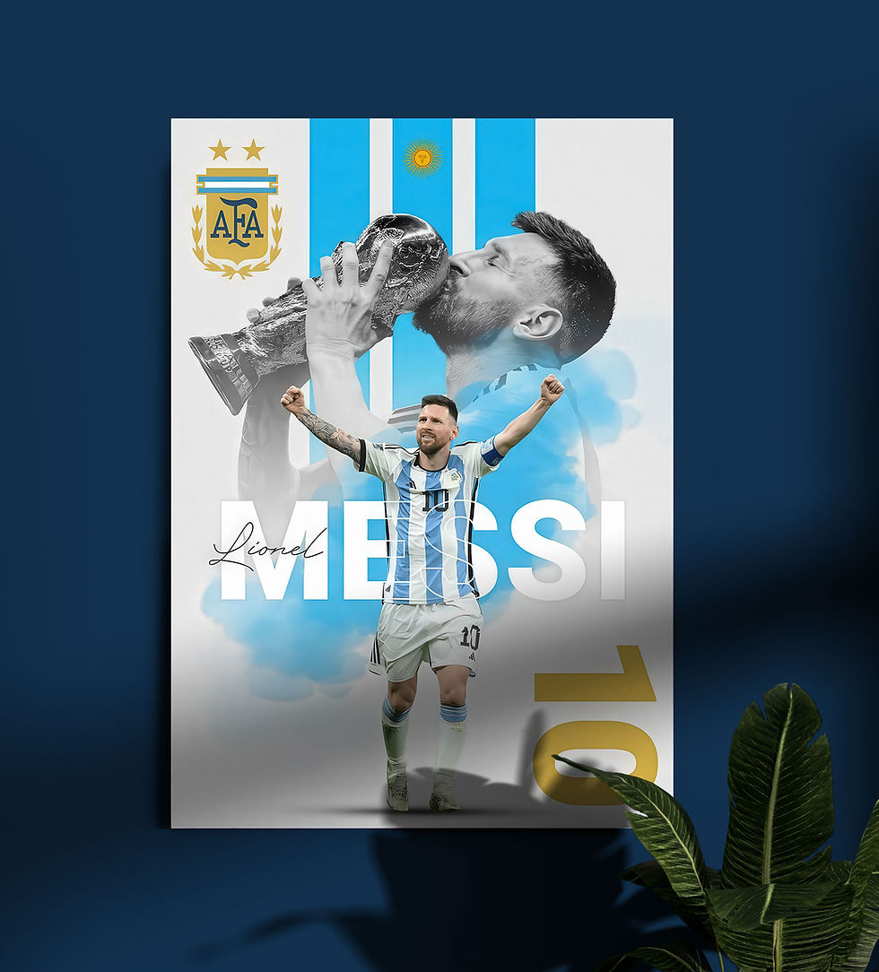 Messi  Sports Poster
