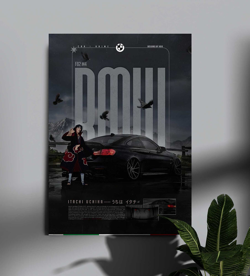 C_060 || BMW Car  Wall Poster ||  , Self-Adhesive, 300 GSM