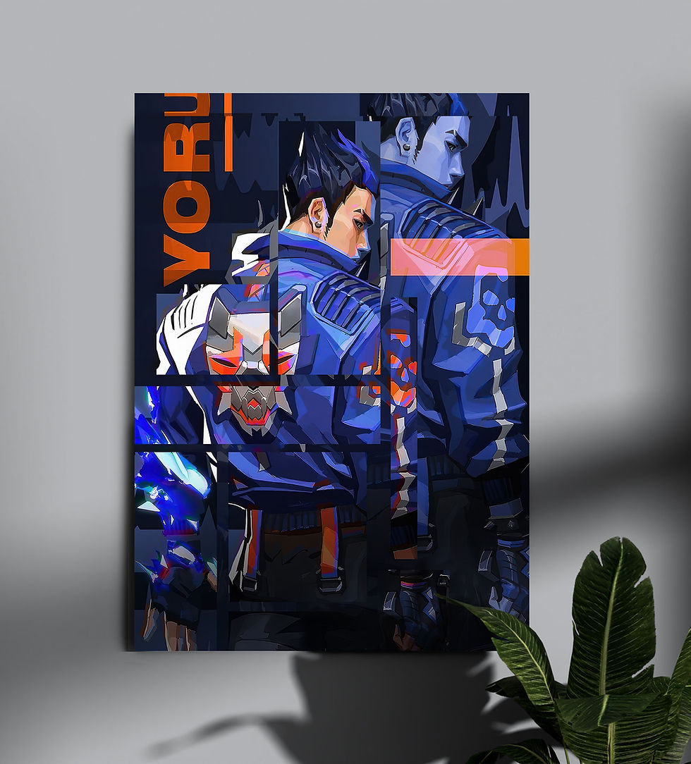 YORU Valorant  Gaming wall poster