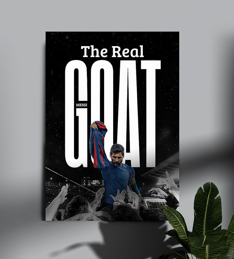 Messi  Sports Poster