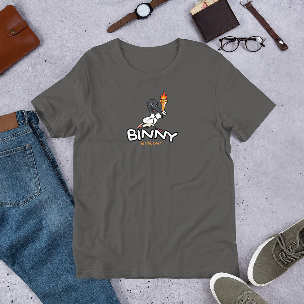Thumbnail: Binny Mascot - Unisex t-shirt