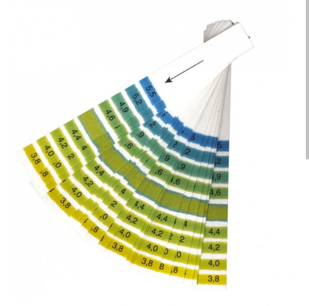 pH strips 3.8-5.5